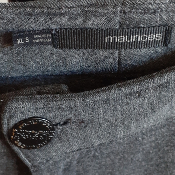 Maurice's Women's Stone Grey Full Length Everyday Leggings - Size XL Short - Picture 2 of 7